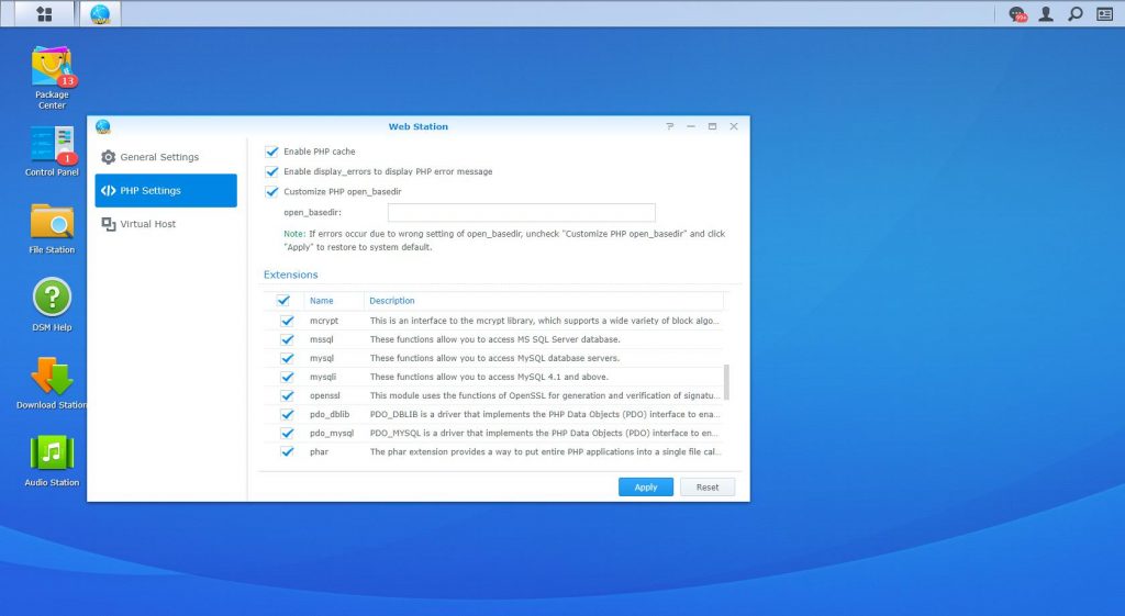 synology extension