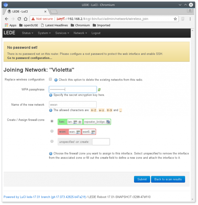 Connection Wireless N Wifi Repeater SLINC Solutions Réseau
